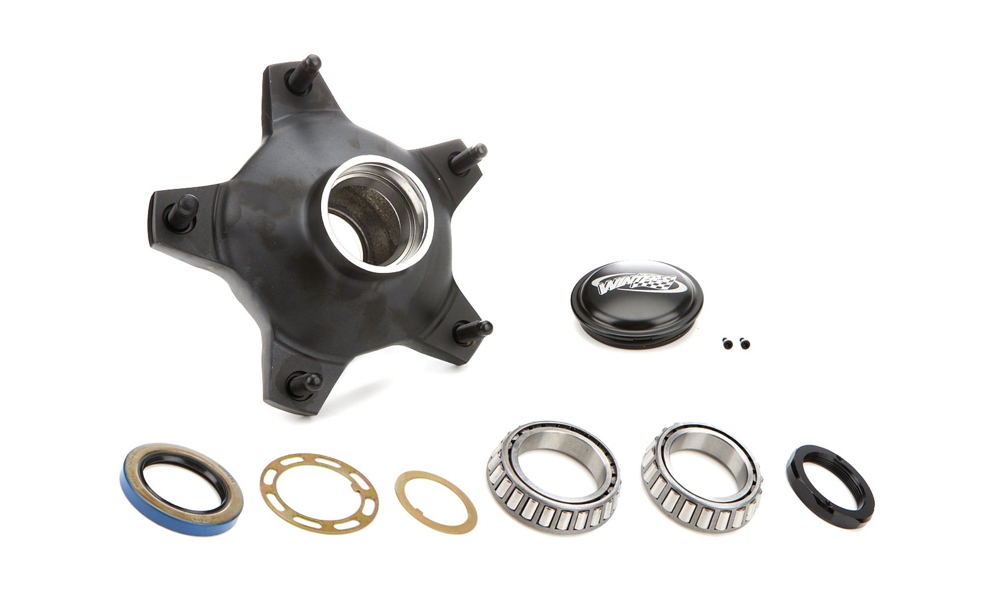 Winters Hub Kit Front Wide 5 Snap Cap Perm Mold Alum