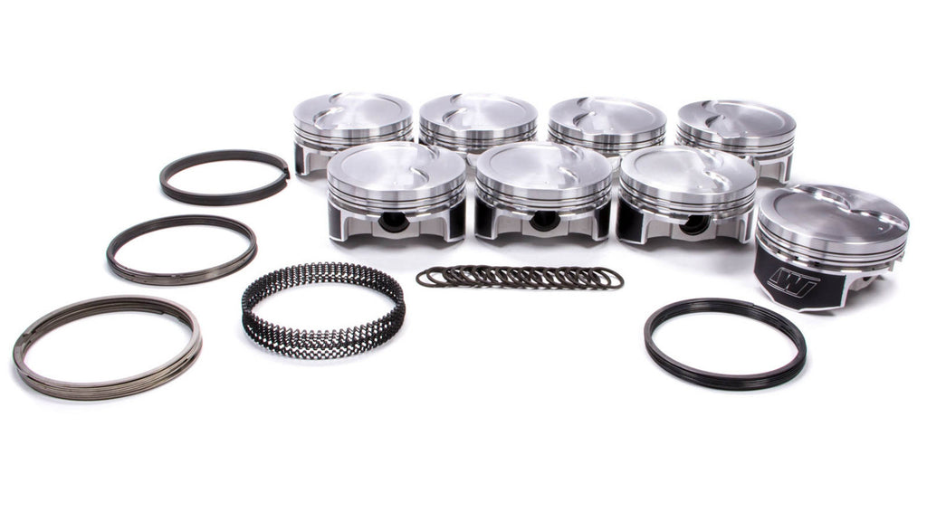 GM LS F/T  Piston & Ring Set 4.070 Bore -11cc