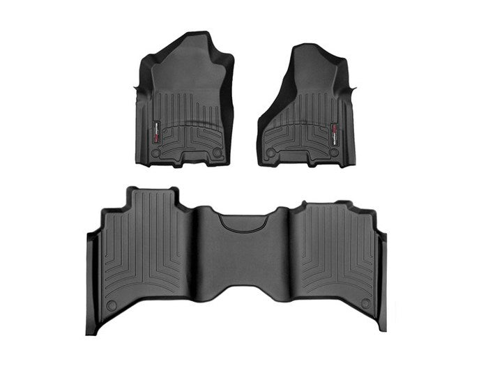 WeatherTech 2019+ RAM 2500/3500 Front & Rear FloorLiner - Black