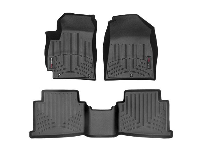 WeatherTech 21+ Kia Seltos Front and Rear FloorLiner - Black