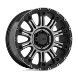 XDXD829 17X9 6X5.5 S-BLK MACH GTCC -12MM