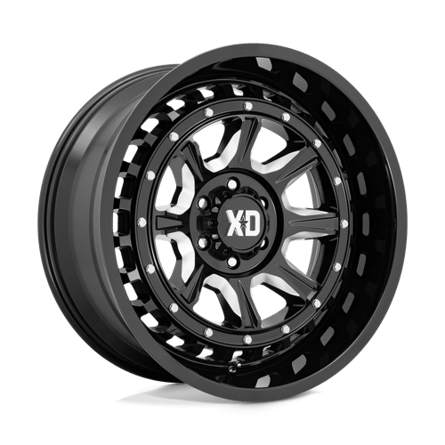 XD866 22X10 8X6.5 G-BLK-MILL -18MM