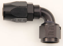 Load image into Gallery viewer, #6 90 Deg Double Swivel Hose End Black