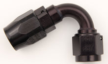 Load image into Gallery viewer, #10 120 Deg Dbl Swivel Hose End Black