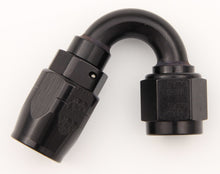 Load image into Gallery viewer, #12 150 Deg Dbl Swivel Hose End Black