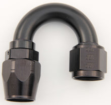 Load image into Gallery viewer, #8 180 Deg Dbl Swivel Hose End Black