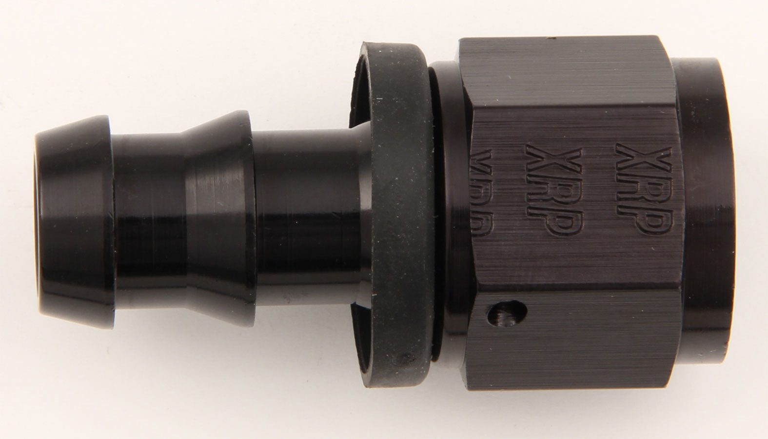 XRP #12 Str Push-On Hose End Black