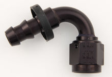 Cargar imagen en el visor de la galería, #12 120 Deg Push-On Hose End Black