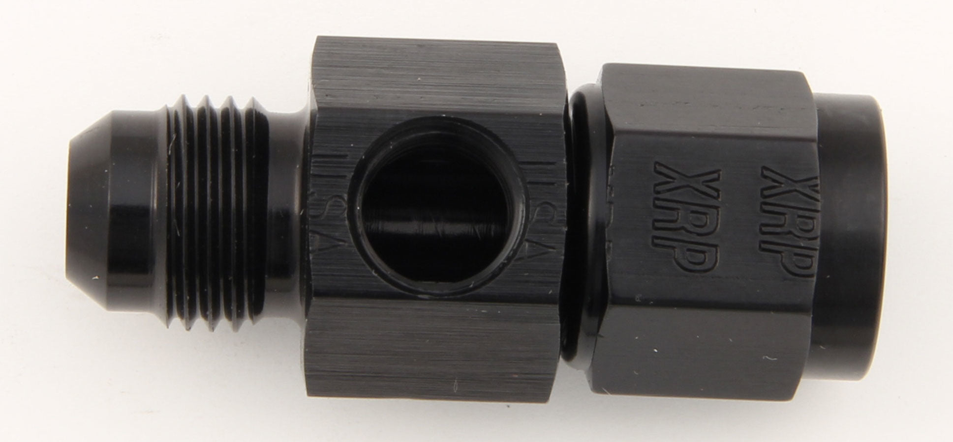 XRP #6 to #6 Fem Fuel Press Adapter w/ 1/8 NPT Port