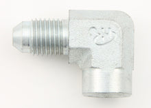 Cargar imagen en el visor de la galería, #4 to 1/8 NPT 90 Deg Gauge Adapter