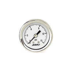 XRP 0-15 Fuel Pressure Gauge Liquid Filled