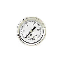 Cargar imagen en el visor de la galería, XRP 0-15 Fuel Pressure Gauge Liquid Filled