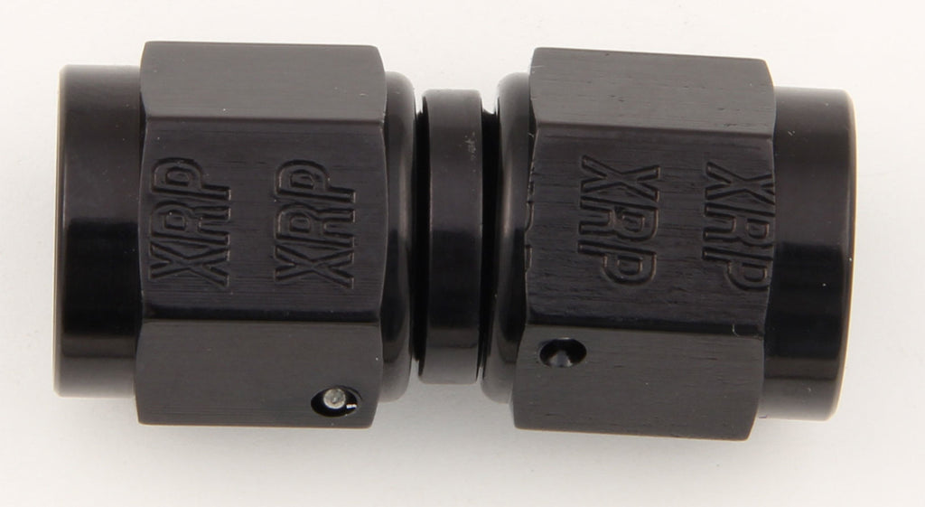 #8 Str Fem Flare Swivel Coupling Black