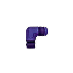 XRP 90 Degree AN-NPT Fitting -8 AN Male to 1/2 NPT Male Aluminum Blue