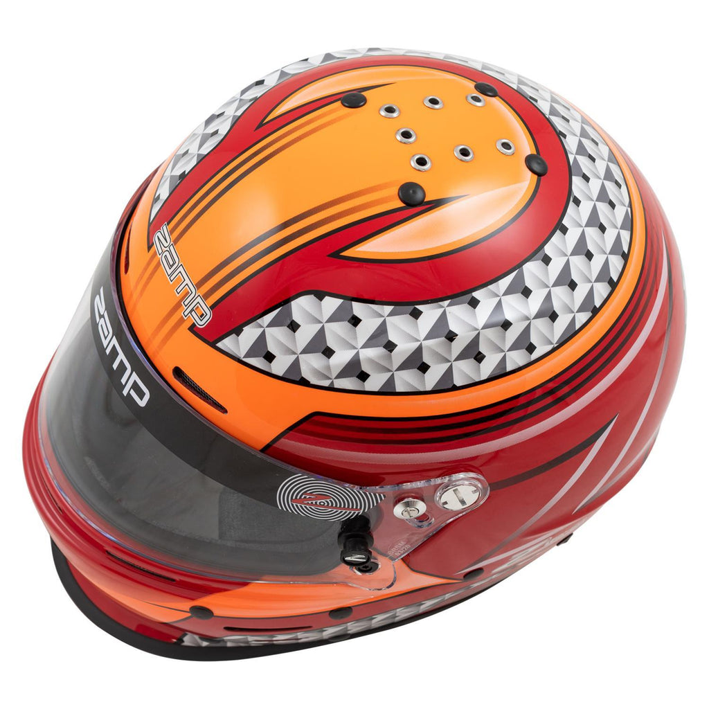 zamp Helmet RZ-62 Aramid Mix L Red/Org SA2020