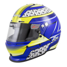 Cargar imagen en el visor de la galería, zamp Helmet RZ-62 Aramid Mix M Blu/Grn SA2020