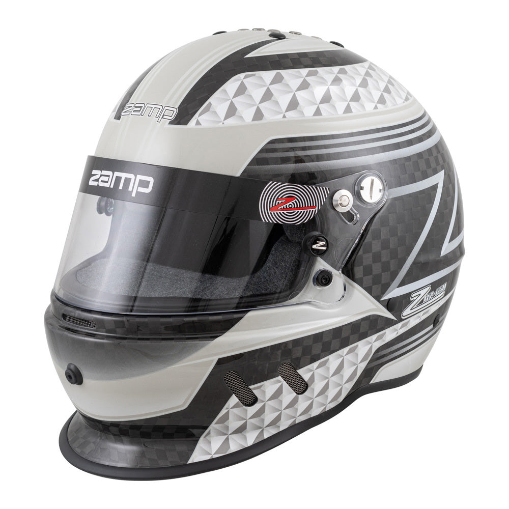 zamp Helmet RZ-65D Carbon Large Blk/Gray SA2020