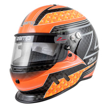 Cargar imagen en el visor de la galería, zamp Helmet RZ-65D Carbon L Flo Org/Yel SA2020