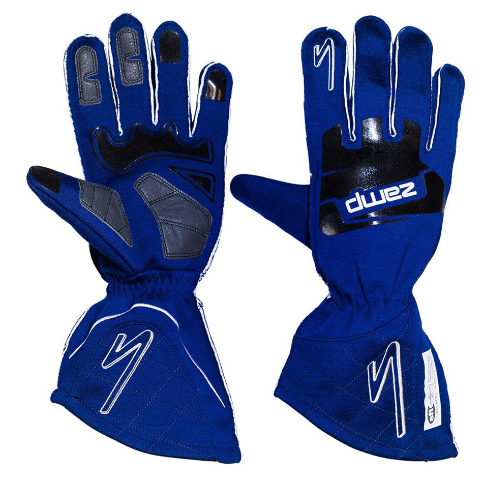 zamp Gloves ZR-50 Blue Large Multi-Layer SFI 3.3/5