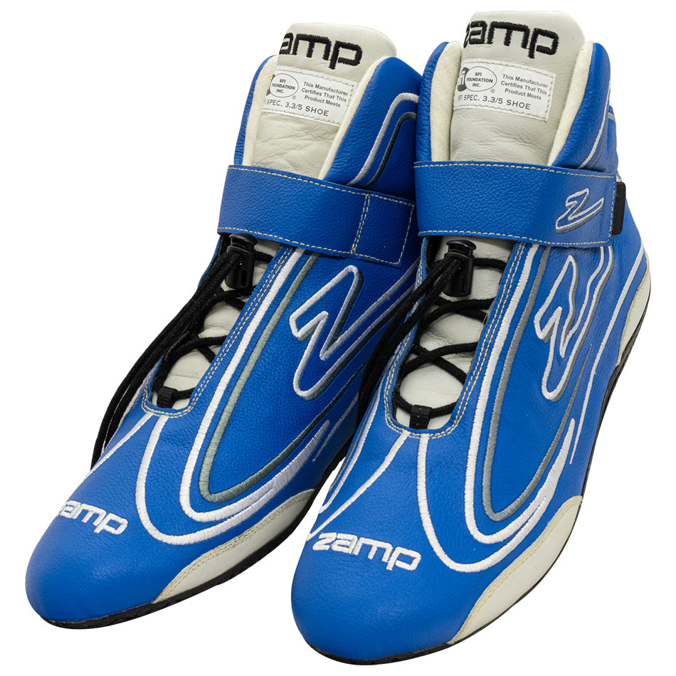 zamp Shoe ZR-50 Blue Size 10 SFI 3.3/5