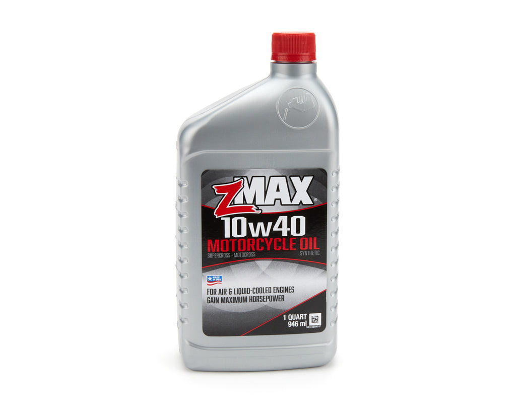 zMAX Micro-lubricant Motorcycle Oil 10w40 32oz. Bottle