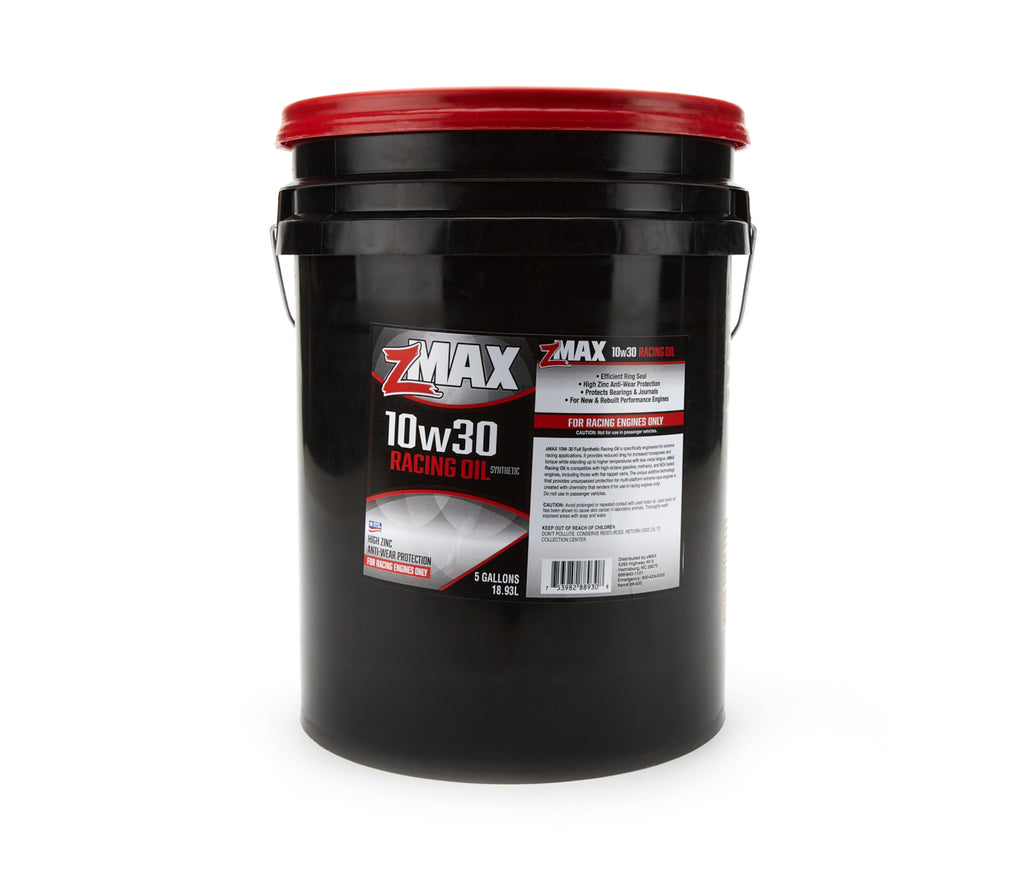 zMAX Micro-lubricant Racing Oil 10w30 5 Gal. Pail