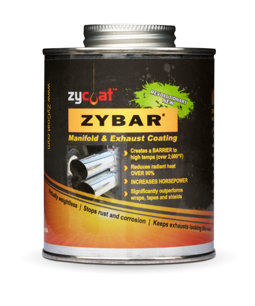 Recubrimiento térmico de alta temperatura Zycoat ZyBar Bronze Satin, botella de 16 oz (473 ml)