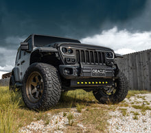 Load image into Gallery viewer, ORACLE Lighting 2019+ Jeep Wrangler JL Skid Plate w/ Integrated LED Emitters - Clear SEE WARRANTY