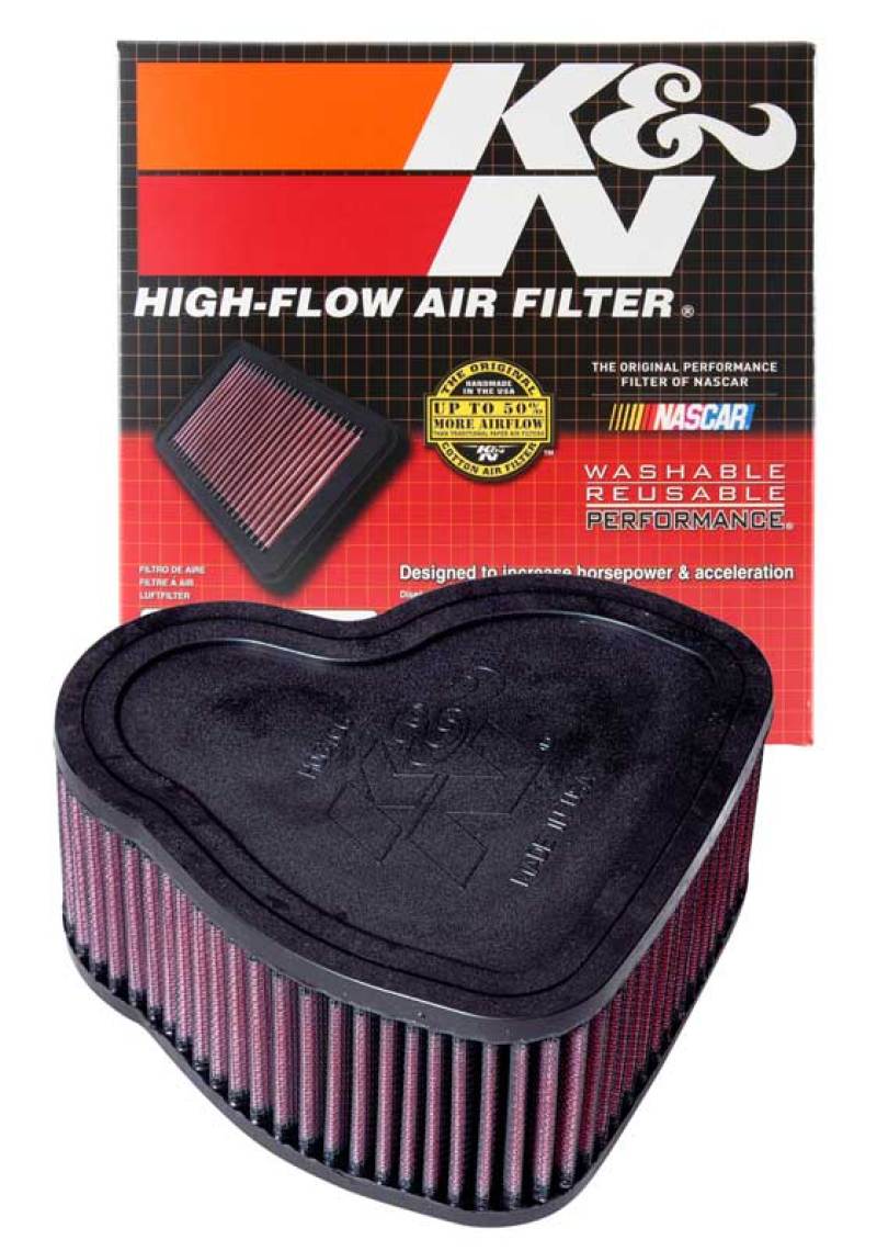 K&N High-Flow Replacement Air Filter — Fits 2002-2008 Honda VTX1800 Models