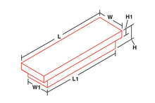 Load image into Gallery viewer, Deezee Universal Tool Box - Specialty Narrow BT Alum MID SIZE