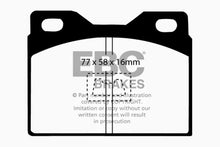 Cargar imagen en el visor de la galería, EBC 76-85 Porsche 924 2.0 Greenstuff Front Brake Pads