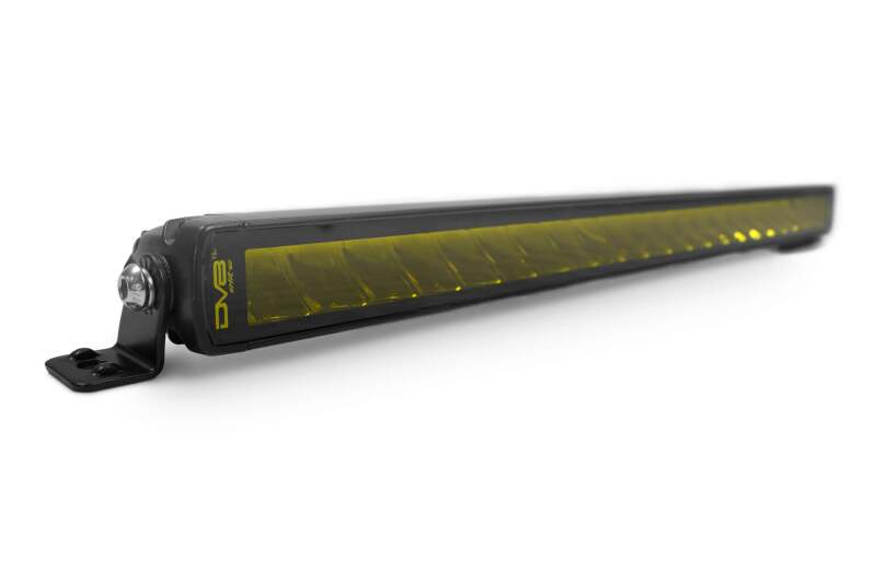 DV8 Offroad Elite Series 20-Inch Amber LED Light Bar — Single Row Off-Road Lighting