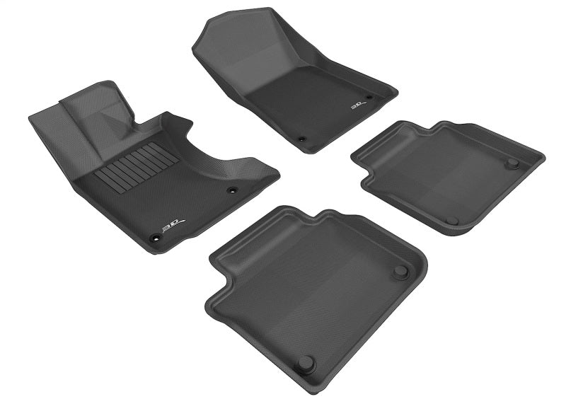 3D MAXpider 13-20 Lexus GS / GS Hybrid ALL-WHEEL DRIVE Kagu Black Full Set