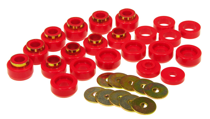 Soporte para carrocería Jeep Wrangler Prothane 87-96, color rojo