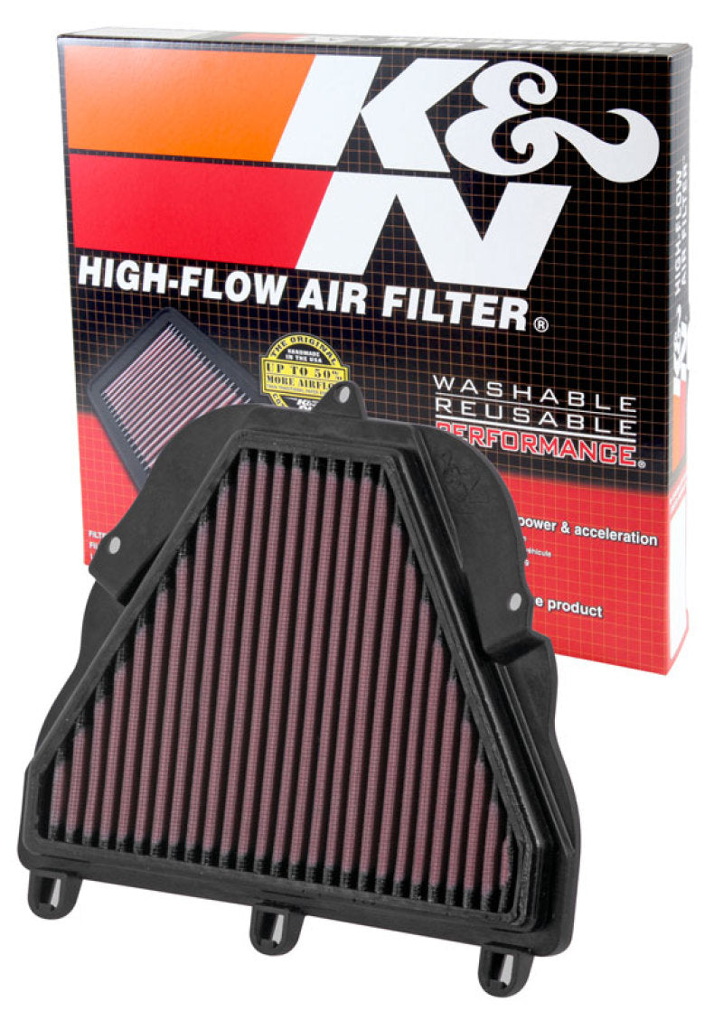 K&N Replacement Air Filter — Fits 2006-2012 Triumph Daytona 675 / Street Triple