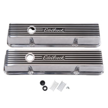 Cargar imagen en el visor de la galería, Edelbrock Valve Cover Elite II Series Chevrolet 1959-1986 262-400 CI V8 Low Polished