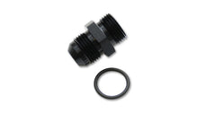 Cargar imagen en el visor de la galería, Vibrant -8AN Flare to 6AN Straight Cut Thread (9/16-18) w/O-Ring Adapter Fitting