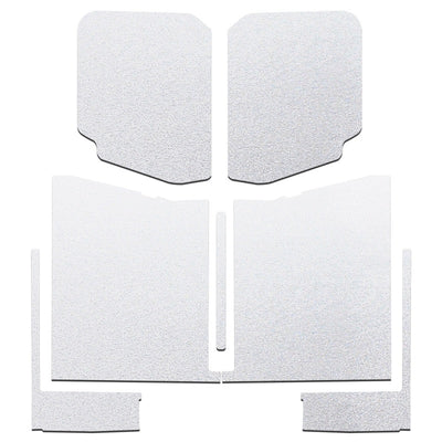 DEI Boom Mat Complete Headliner Kit 7-Piece White — Fits 2020-2022 Jeep Gladiator JT