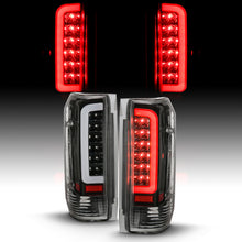 Cargar imagen en el visor de la galería, ANZO 1987-1996 Ford F-150 LED Taillights Black Housing Clear Lens (Pair)