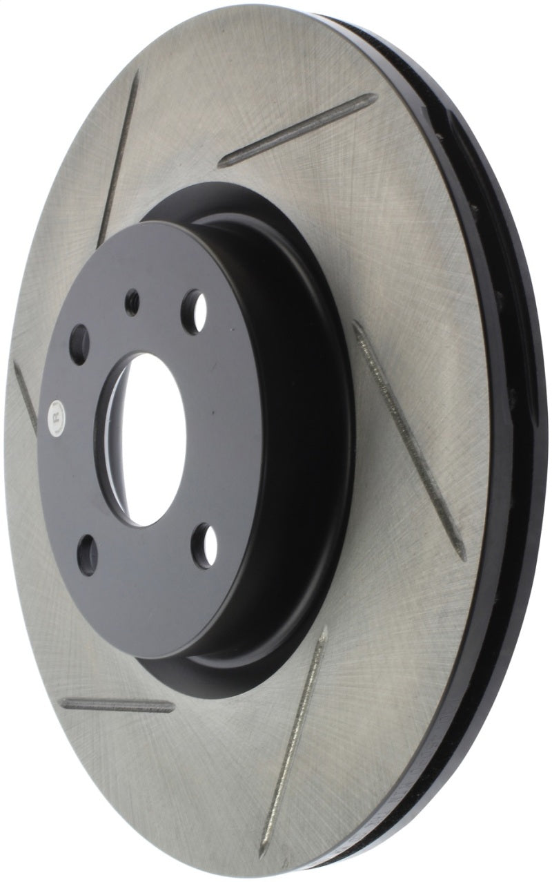 StopTech Sport Slotted Front Right Rotor — Fits 2016-2023 Mazda Miata MX-5, 2018-2020 Fiat 124