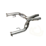 2005-2010 MUSTANG GT 2-3/4 SHORT MID X PIPE WITH HIGH FLOW CATALYTIC CONVERTERS