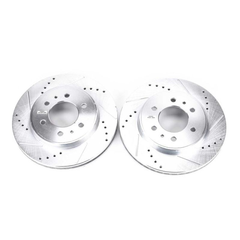 Power Stop 2009 Ford F-150 Front Evolution Drilled & Slotted Rotors - Pair