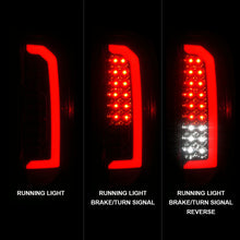 Cargar imagen en el visor de la galería, ANZO 15-21 GMC Canyon Full LED Tail Lights w/ Red Lightbar Black Housing Smoke Lens