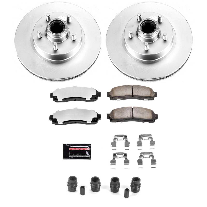Power Stop 03-09 Ford Ranger Front Z36 Coated Truck & Tow Brake Kit