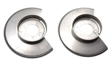 Cargar imagen en el visor de la galería, Kentrol 78-86 Jeep CJ Disc Brake Dust Cover Pair - Polished Silver