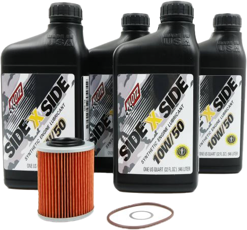 Klotz Sidexside OIL Change KIT 10W50 /w OIL Filter CAN (KU-105)
