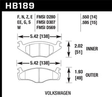 Cargar imagen en el visor de la galería, Hawk Performance Ceramic Street Brake Pads