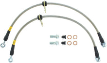 Cargar imagen en el visor de la galería, StopTech 06-14 Honda Ridgeline Stainless Steel Front Brake lines