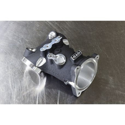 S&S Cycle M8 Models Premium 55mm CNC Ported Manifold - Black — Fits Harley-Davidson 2017-2025