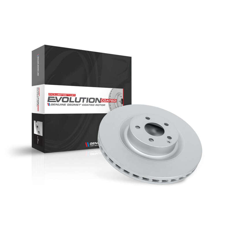 Power Stop 20-21 Chevrolet Corvette Front Evolution Coated Rotor